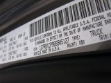 2011 Ram 1500 Color Code for Mineral Gray Metallic - Color Code: PDM