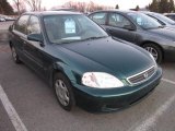 2000 Clover Green Pearl Honda Civic EX Sedan #73633941