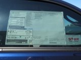 2013 Toyota Tacoma Prerunner Double Cab Window Sticker