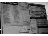 2013 Honda Pilot EX-L Window Sticker