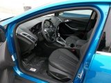 2013 Ford Focus Titanium Sedan Charcoal Black Interior