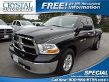 2011 Brilliant Black Crystal Pearl Dodge Ram 1500 SLT Quad Cab #73680951