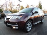 2011 Dark Cherry Pearl Acura MDX Technology #73681005