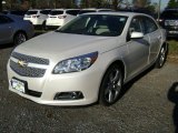 Summit White Chevrolet Malibu in 2013