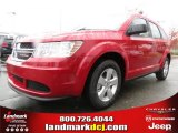 2013 Brilliant Red Tri-Coat Pearl Dodge Journey American Value Package #73713348