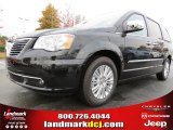 2013 Brilliant Black Crystal Pearl Chrysler Town & Country Touring - L #73713313
