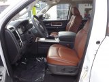 2012 Dodge Ram 3500 HD Laramie Longhorn Mega Cab 4x4 Dually Dark Slate/Russet Interior