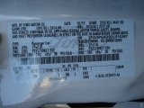 2013 C-Max Color Code for White Platinum - Color Code: UG