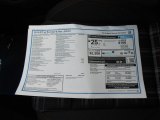 2013 Volkswagen GTI 4 Door Window Sticker