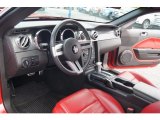 2007 Ford Mustang GT Premium Convertible Black/Red Interior