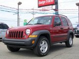 2006 Inferno Red Pearl Jeep Liberty Sport 4x4 #7357624
