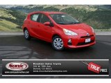 2012 Absolutely Red Toyota Prius c Hybrid Two #73750387