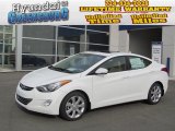 2013 Shimmering White Hyundai Elantra Limited #73750378