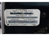 1985 Oldsmobile Ninety-Eight Brougham Sedan Info Tag