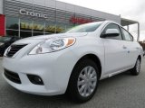 2013 Fresh Powder White Nissan Versa 1.6 SV Sedan #73750782