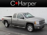 2009 Graystone Metallic Chevrolet Silverado 1500 LT Extended Cab 4x4 #73751047