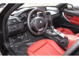 2012 BMW 3 Series 328i Sedan Coral Red/Black Interior