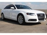 2010 Ibis White Audi A4 2.0T Sedan #73751136