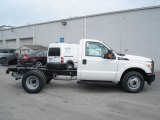 2013 Oxford White Ford F350 Super Duty XL Regular Cab Dually Chassis #73750506