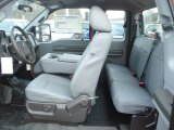 2013 Ford F250 Super Duty XL SuperCab 4x4 Steel Interior