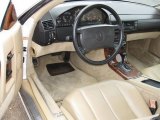 1991 Mercedes-Benz SL Class 500 SL Roadster Parchment Interior