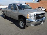 2008 Silver Birch Metallic Chevrolet Silverado 2500HD LTZ Crew Cab 4x4 #73750977