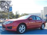 2012 Red Candy Metallic Ford Fusion SE #73808456