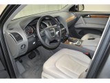 2010 Audi Q7 3.0 TDI quattro Limestone Gray Interior