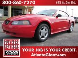 2004 Torch Red Ford Mustang V6 Coupe #73808968