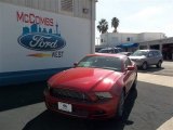 2013 Red Candy Metallic Ford Mustang V6 Premium Coupe #73808388