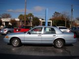 Light Ice Blue Metallic Ford Crown Victoria in 2004