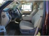2013 Ford F250 Super Duty Lariat Crew Cab Adobe Interior