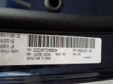 2013 Challenger Color Code for Jazz Blue Pearl - Color Code: PBX