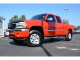 2006 Fire Red GMC Sierra 1500 SLE Extended Cab 4x4 #73808890