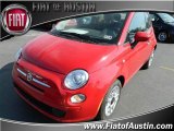 2012 Rosso (Red) Fiat 500 c cabrio Pop #73866890