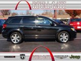 2011 Brilliant Black Crystal Pearl Dodge Journey Lux AWD #73866691