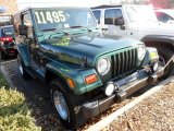 2000 Forest Green Pearl Jeep Wrangler Sahara 4x4 #73884870