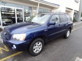 2001 Toyota Highlander Indigo Ink Blue Metallic