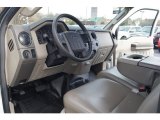 2008 Ford F250 Super Duty XL Crew Cab 4x4 Camel Interior