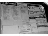 2013 Honda Odyssey LX Window Sticker