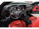 2010 BMW 3 Series 328i Convertible Coral Red/Black Dakota Leather Interior