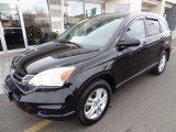 2010 Crystal Black Pearl Honda CR-V EX AWD #73910215