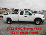 2012 Summit White GMC Sierra 1500 Extended Cab 4x4 #73927863
