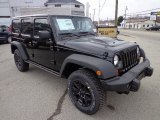 Black Jeep Wrangler Unlimited in 2013