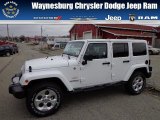 2013 Bright White Jeep Wrangler Unlimited Sahara 4x4 #73927775