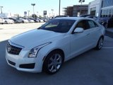 2013 White Diamond Tricoat Cadillac ATS 2.5L Luxury #73927822