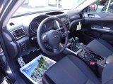 2012 Subaru Impreza WRX 4 Door WRX Carbon Black Interior