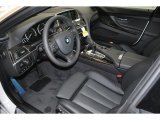 2013 BMW 6 Series 650i Gran Coupe Black Interior