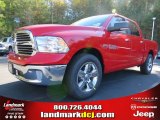 2013 Flame Red Ram 1500 Big Horn Crew Cab #73934542