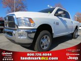 2012 Bright White Dodge Ram 2500 HD Big Horn Crew Cab 4x4 #73934518